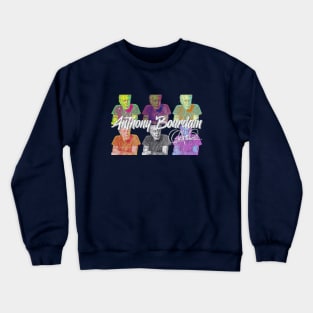 Anthony Bourdain Popart Vintage Look Crewneck Sweatshirt